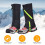 Kids Adjustable Waterproof Snow Gaiters Black 1