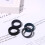 Silicone Wedding Rings for Men 8mm Size 12 4-Pack 4