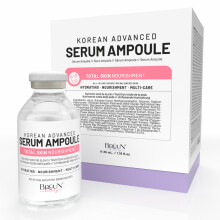 BRUN Total Care Complex Ampoule - Retinol Peptide Hydrating Serum for Face and Body, Use with or without Derma Pen (Not Included), 1.18 fl.oz