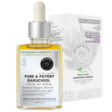 Hearthical Organic Oil-Based Bakuchiol Serum For Face | 1oz Natural Retinol Alternative for Glowing Skin | Brightening Serum For Face | 99% Pure Bakuc