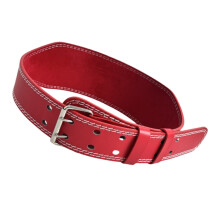 Ergonomic Lumbar Support Belt PU Leather Adjustable Fitness