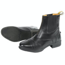 (3 UK, Black) Moretta Childrens/Kids Rosetta Leather Paddock Boots