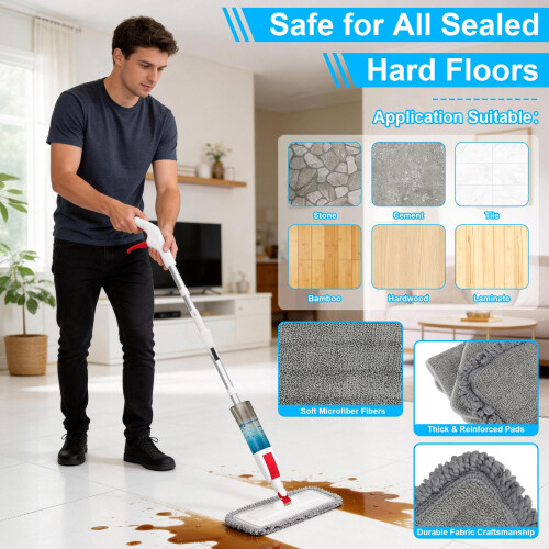 deAO Toys Spray Mop For Cleaning Floors 1