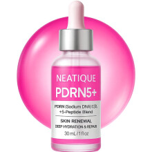 PDRN Serum av Neatique, PDRN (Natrium DNA) 1.5% + 5-Peptidblandning, Fuktgivande Ansiktsserum