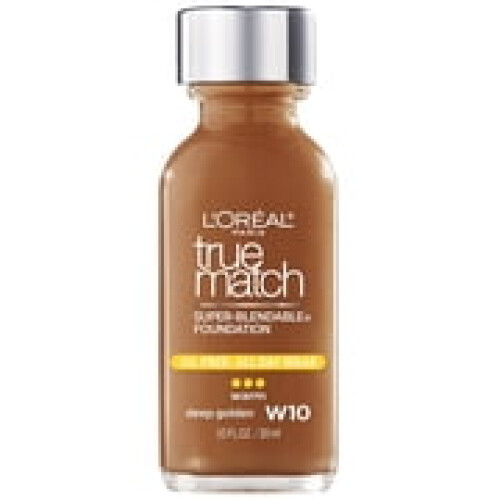 L'Oréal Paris True Match Flüssigfoundation, W10 Deep Golden, 30 ml - Alte Version