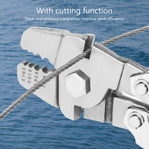Crimp Wire Rope Tool for Cable Railing Aluminum Oval 2