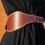 Ergonomic Lumbar Support Waist Belt PU Leather Adjustable 4