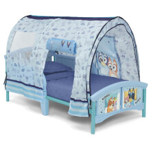 Delta Children - Bluey Plastic Toddler Bed with Tent