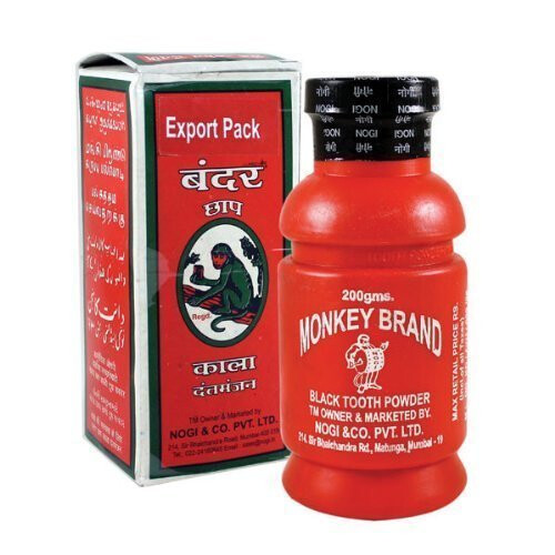 Monkey Brand Zahnpulver - 200 g