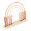 Wooden Abacus Counting Beads Frame Educational Toy Pink 4