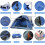 KANCOKIT Camping Tent Waterproof 3-Person with Removable 6