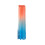 Gradient Rod Screen Curtain Panel Orange Blue 1x2 ft 1