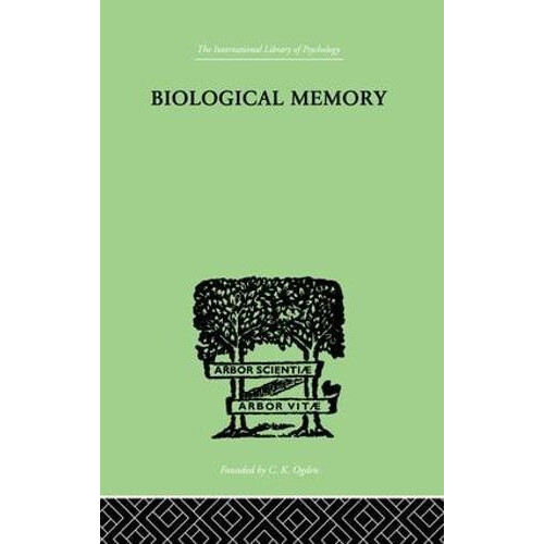 Biological Memory by Eugenio Rignano Paperback Book