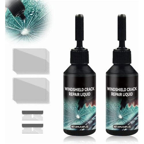 Windshield Crack Repair Kit Auto Glass 1 Set