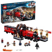 LEGO Harry Potter Hogwarts Express 75955 Toy Train Building Set includes Model Train and Harry Potter Minifigures Hermione Granger and Ron Weasley (80