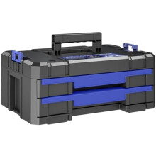 18 inch Stackable Tool Box with Double Drawers 1
