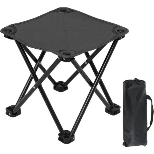 Portable Folding Camping Stool Blue Lightweight Outdoor 2