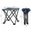 Portable Folding Camping Stool Blue Lightweight Outdoor 5