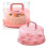 Kitchen Fork Cake Container Plastic Lid Round Two-Base 1