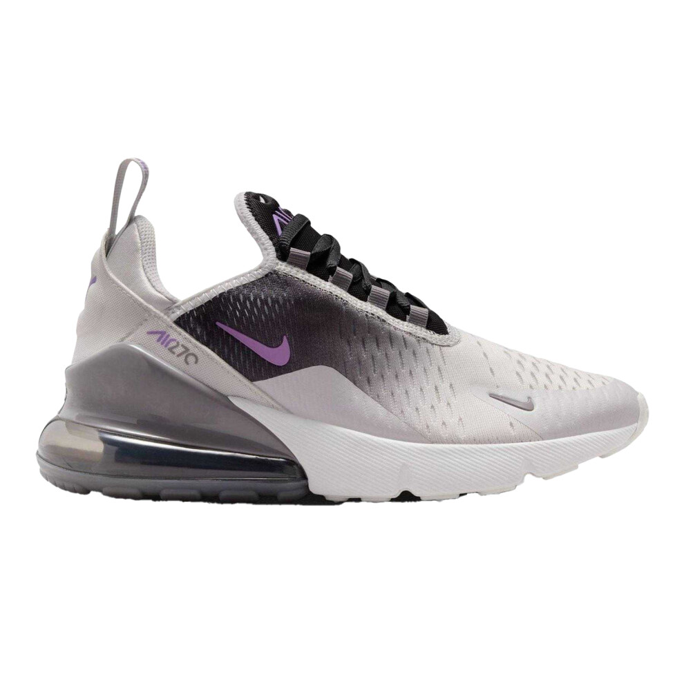 Nike (3 Uk, Dusty Purple) Childrens/Kids Air Max 270 React Swoosh Trainers