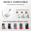 Magnetic Phone Grip Liquid Silicone Removable Finger Loop 5