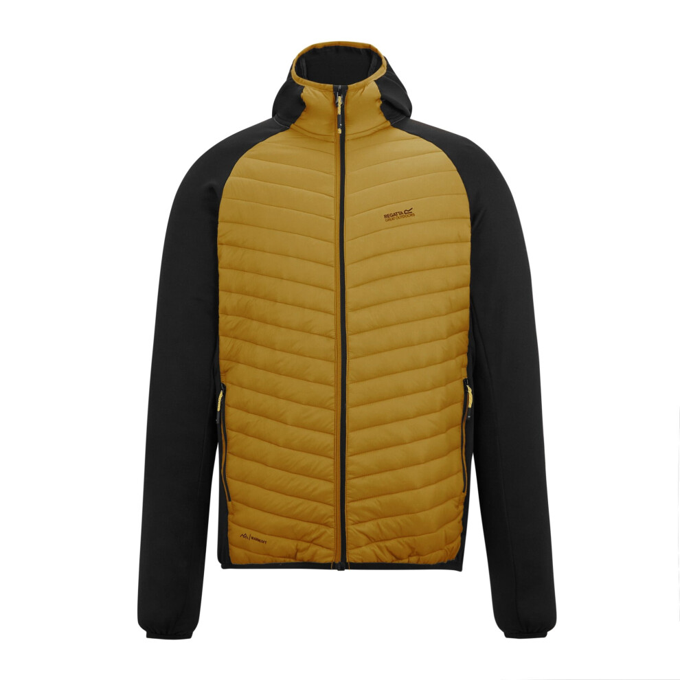 Regatta (L, Wood Brown/Black) Mens Andreson Hybrid Jacket