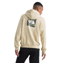 The North Face Herr Evolution Box Camo Fill Hoodie | Sweatshirt, Justerbar Dragkedja, Känguruficka, Grå, Medium