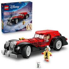 Lego 43277 Disney Cruella Car Toy, Birthday Gift, Blocks, Girls, Boys, Children, 9, 10, 11, Elementary School, Vehicle, Car, Mini Car, Disney Goods