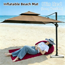 (Red) Aufblasbares Sofa im Freien, Outdoor-Matte, sanddicht, geeignet für Outdoor-Camping und Picknicks, Picknickmatte,