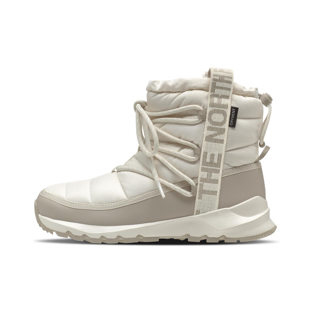 Stivale Impermeabile Thermoball Da Donna The North Face - Stivale Invernale Isolato, Bianco Giardino/Grigio Argento, 8