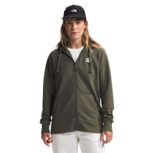 The North Face Women's Heritage Patch Full Zip Hoodie, New Taupe Green, X-Small