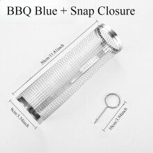 (2pcs) BBQ-grill, roestvrij staal, draagbaar multifunctioneel, buitenbarbecue kamperen, ronde vuurplaats