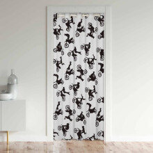 Türvorhang Motocross Mikrofaser Thermovorhang 86x203 cm — türvorhang, motocross gardine, mikrofaser vorhang