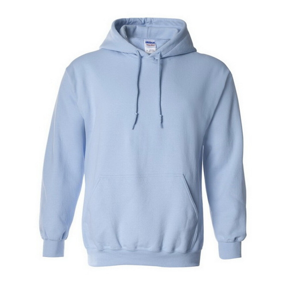 Gildan (3Xl, Light Blue) Heavy Blend Adult Unisex Hooded Sweatshirt / Hoodie
