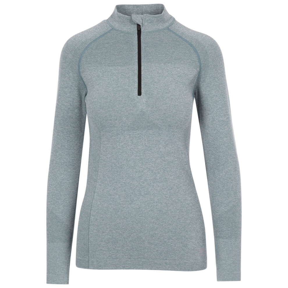 Trespass (L, Teal Mist) Womens/Ladies Pelina Half Zip Long-Sleeved Active Top