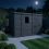 9x6 Pent Composite Shed Tanalised (Single Door, With Windows) 3