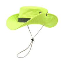 Zonbeschermende fluorescerende emmerhoed-Fluorescerend groen