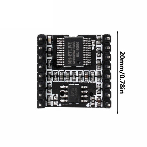 Pour DFPlayer Mini Module de lecteur MP3 16P carte TF U disque 2