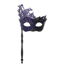 Maskerademasker Halloween balmasker Kerstkostuum-Zwart paars