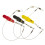 Plastic Fishing Line Release Snap Clip Adjustable-Yellow 3