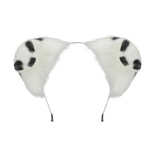Schattige hond thema pluche haaraccessoire slappe-Gevlekte hond