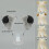 Bandeaux d'oreilles en peluche pour femmes, couvre-chef-Noir 4