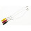 Plastic Fishing Line Release Snap Clip Adjustable-Yellow 5