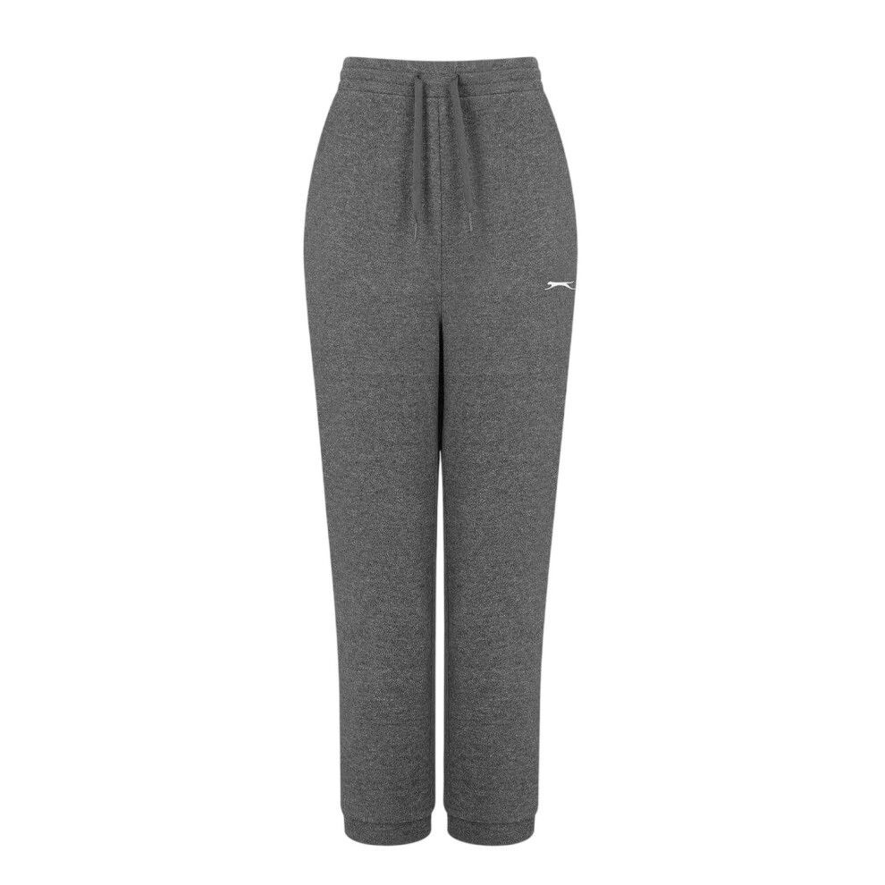 Slazenger (20 Uk, Charcoal) Womens/Ladies Interlock Logo Jogging Bottoms