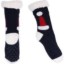 Damen Wintersocken Warm Rutschfest Socken Schwarz Einheitsgröße — damen hausschuhe socken, warme wintersocken