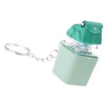 Portable Frogs Keychains Fidgets Press Toy With Light Sound For