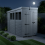 4x10 Pent Composite Shed Tanalised (Single Door, With Windows) 3