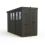 4x10 Pent Composite Shed Tanalised (Single Door, With Windows) 2
