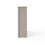 Lancaster 2 Door Shoe Cabinet Grey with Oak Top 8