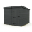 7x8 Pent Composite Shed Tanalised (Single Door, No Windows) 2